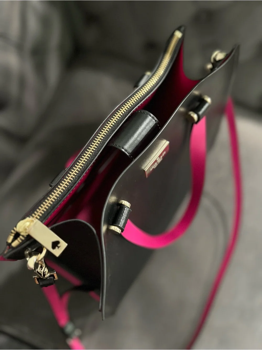 kate spade structured black